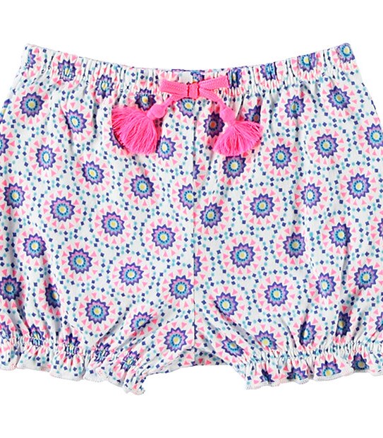 Girls' Flutter Sleeve Top And Shorts Set
