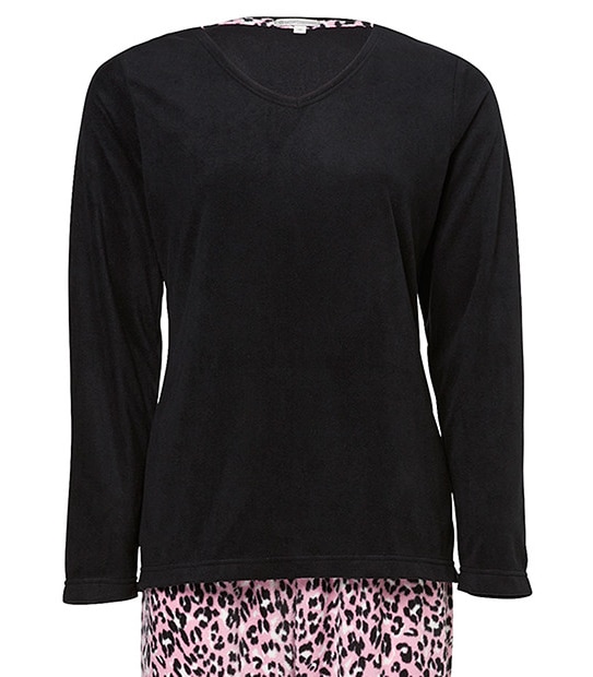 Microfleece Pyjama Set - Black