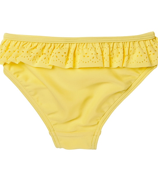 Girls' 2 Piece Laser Cut Frill Bathers