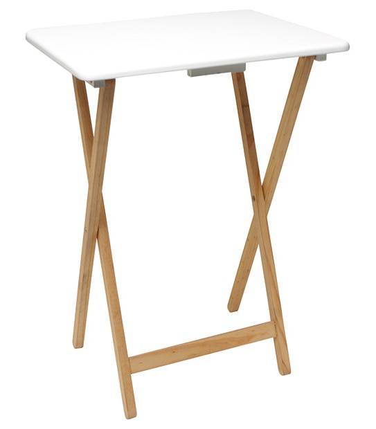TV Tray - White