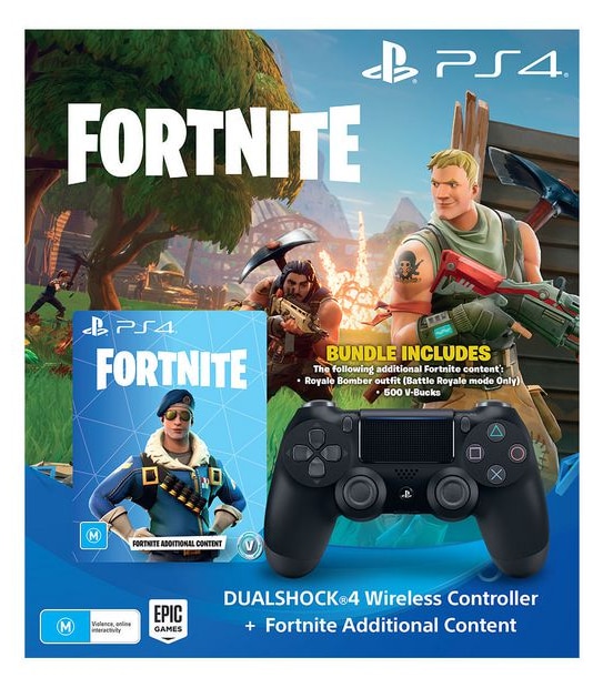 PlayStation 4 DUALSHOCK®4 Wireless Controller + Fortnite Bonus Content