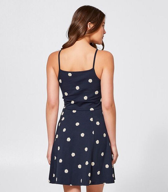 Lily Loves Skater Dress - Navy Daisy