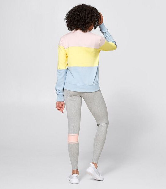 Fila Boyfriend Colour Block Sweat Top