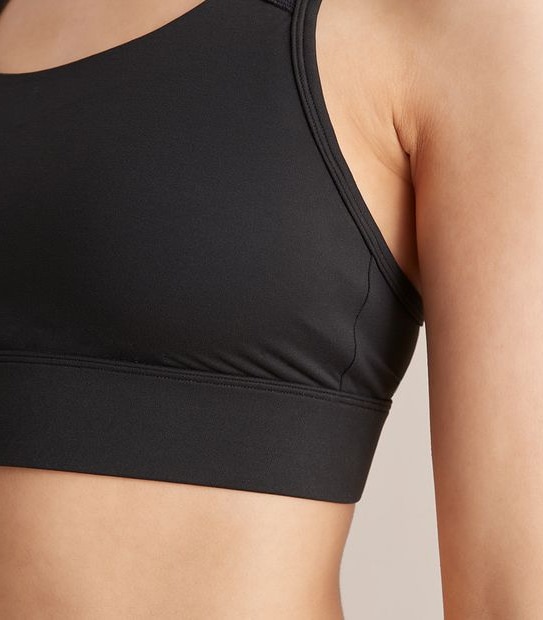 Active High Impact Wirefree Sports Bra - Black