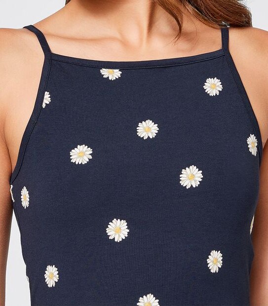 Lily Loves Skater Dress - Navy Daisy