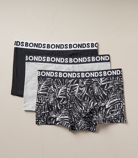 Bonds 3 Pack Everyday Trunks