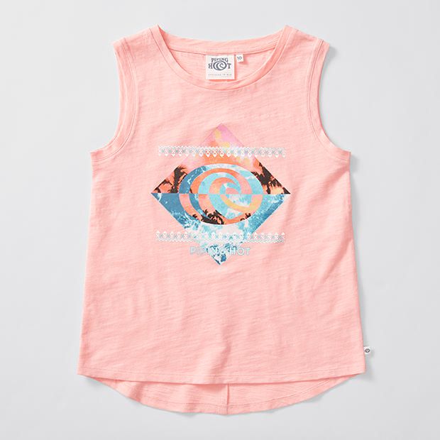 Piping Hot Surf Print Singlet Piping Hot Surf Print Singlet