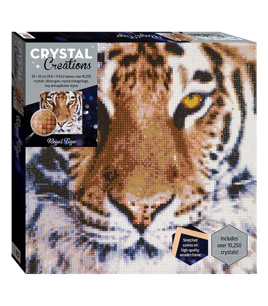 Crystal Creations Canvas - Regal Tiger