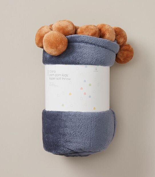 Ciara Pom-Pom Super Soft Throw