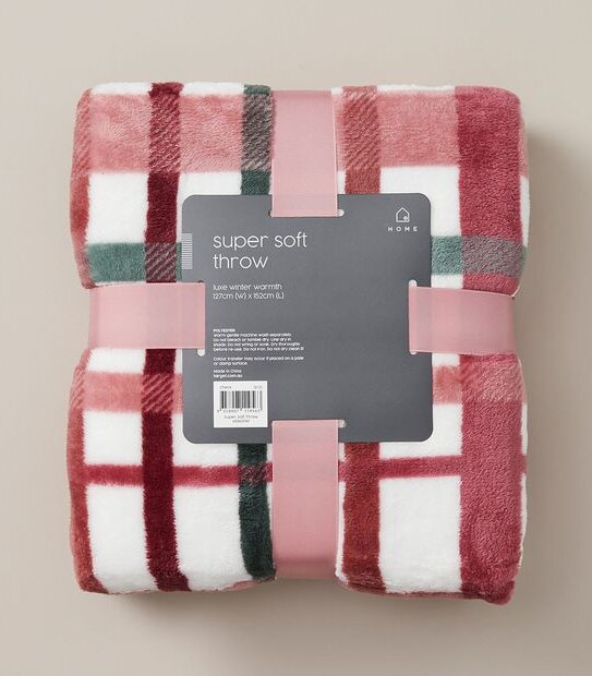 Super Soft Printed Throw