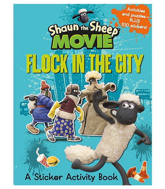 Shaun The Sheep Movie: Flock In The City Sticker Book