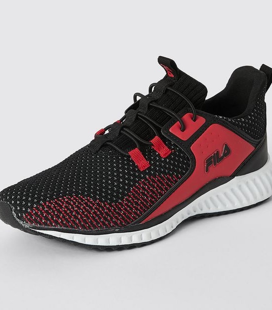 Fila Kids Vasto Senior  Jogger - Black/Red