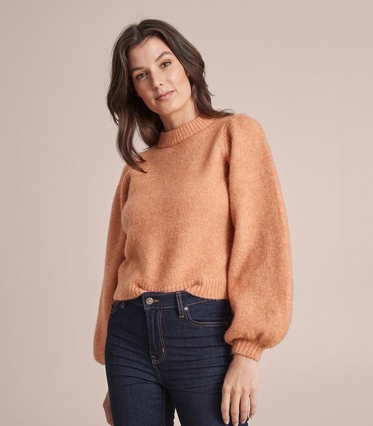 Preview Puff Sleeve Knit Jumper