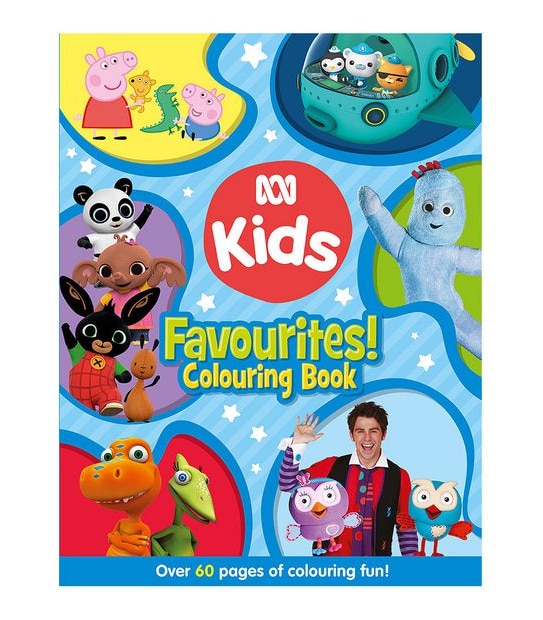 ABC KIDS Favourites! Colouring Book (Blue)