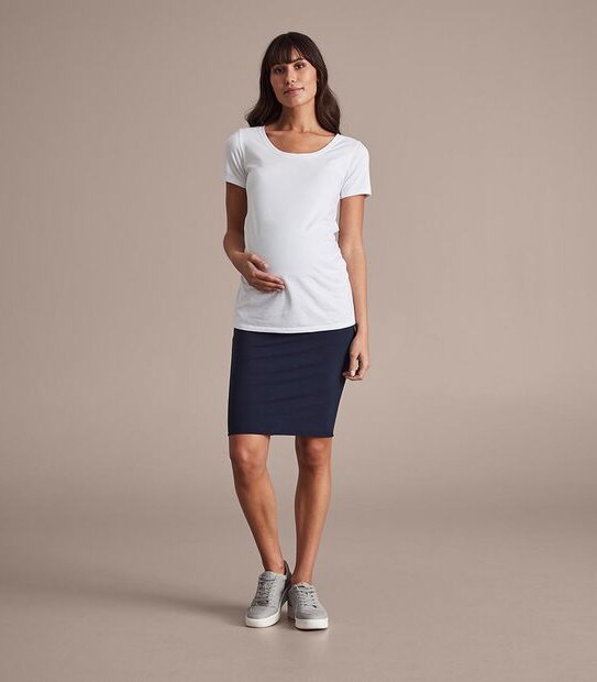 Maternity Organic Cotton Bodycon Skirt