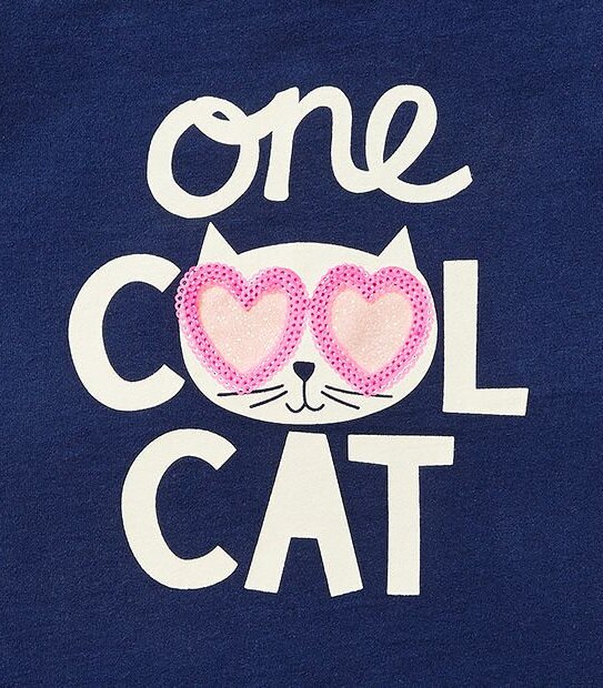 Short Sleeve One Cool Cat T-Shirt 4 of 4