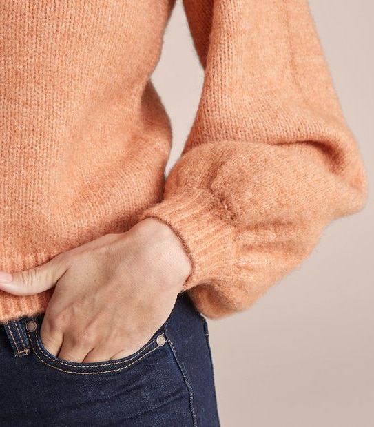 Preview Puff Sleeve Knit Jumper