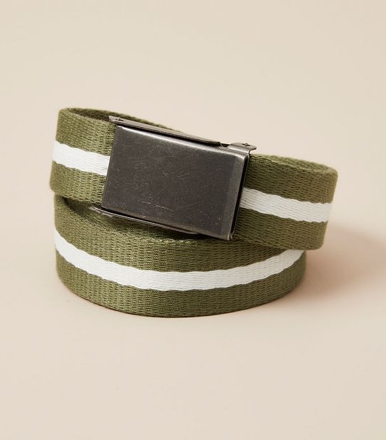 Kids Plate Buckle Webbing Belt