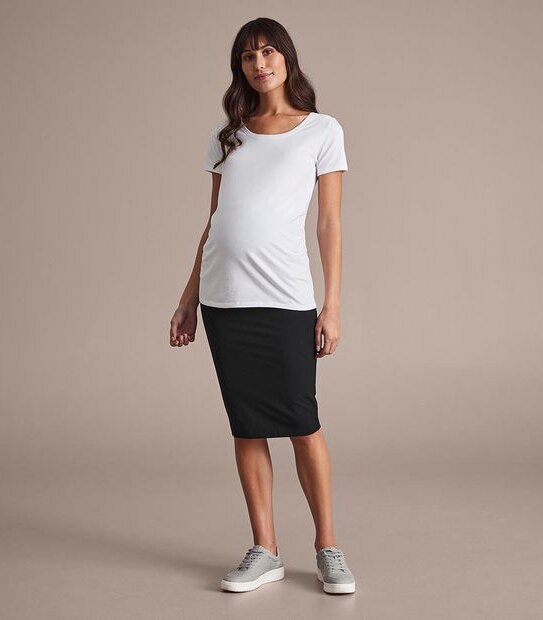 Maternity Organic Cotton Bodycon Skirt
