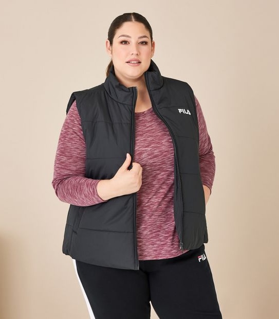 Fila Plus Size Anne Puffer Vest