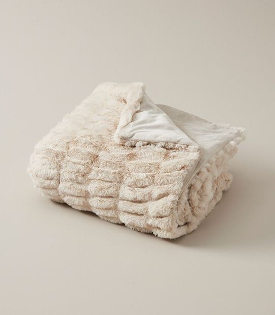 Ava Faux Fur Throw