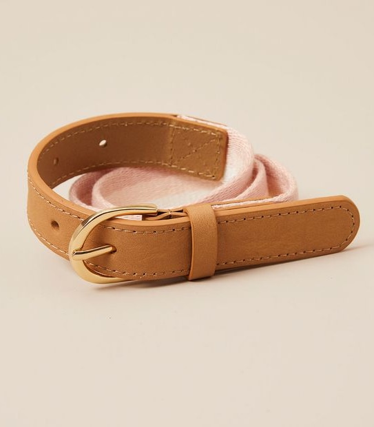 Kids Striped Webbing Belt