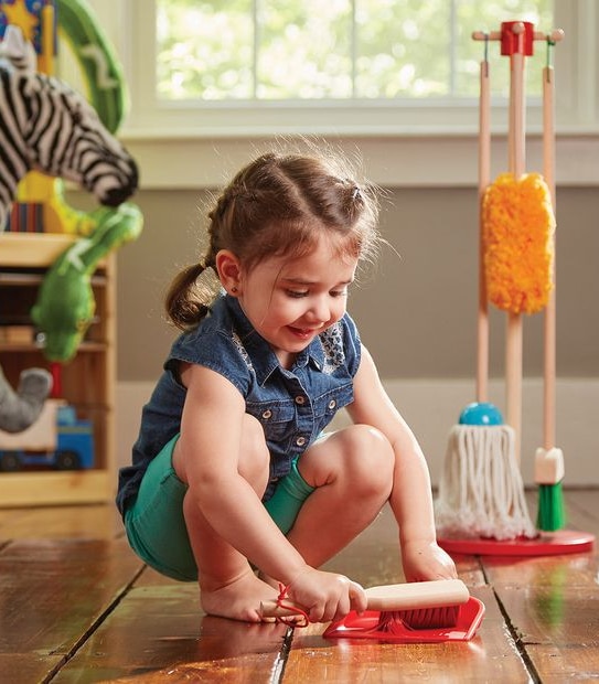 Melissa & Doug: Let's Play House! - Dust! Sweep! Mop!