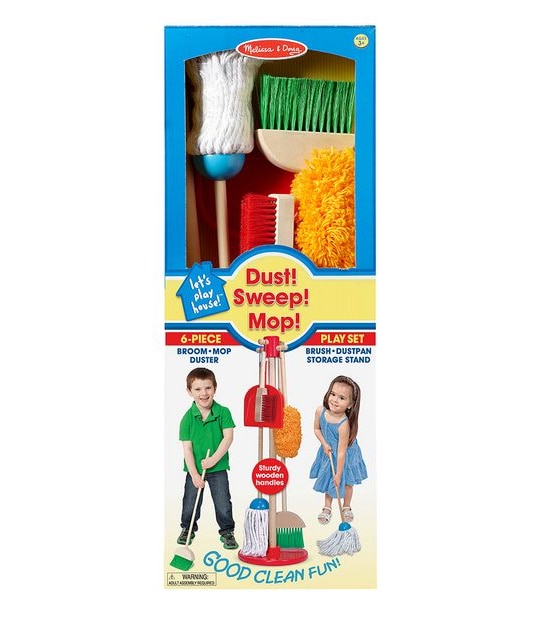 Melissa & Doug: Let's Play House! - Dust! Sweep! Mop!