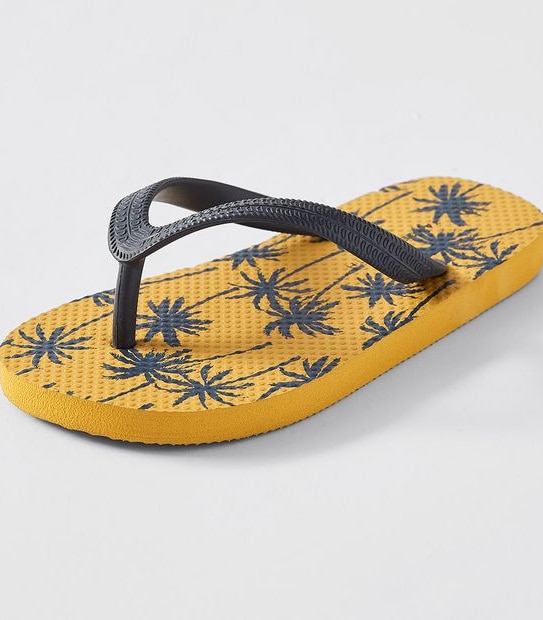 Palm Print Thongs