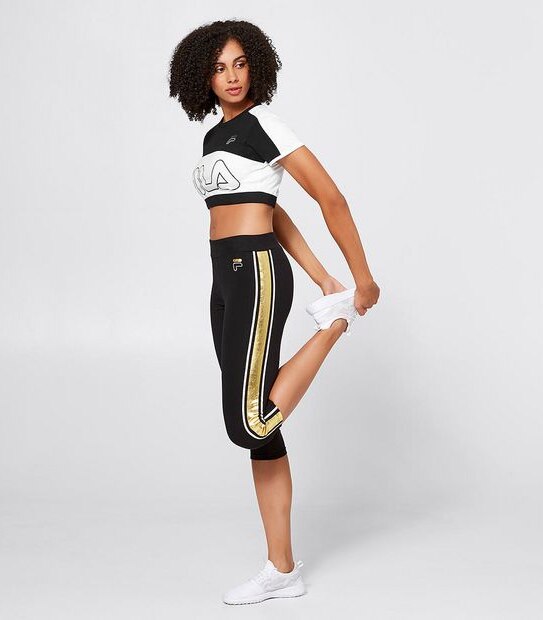 Fila Contrast Crop T-Shirt