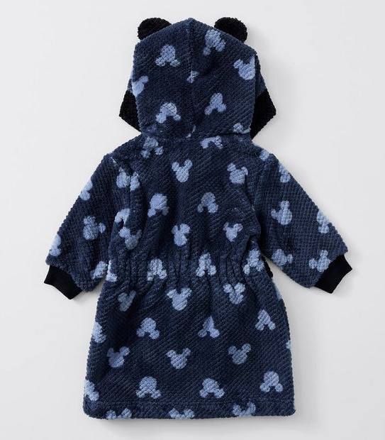 Disney Baby Mickey Mouse Dressing Gown - Navy Blue