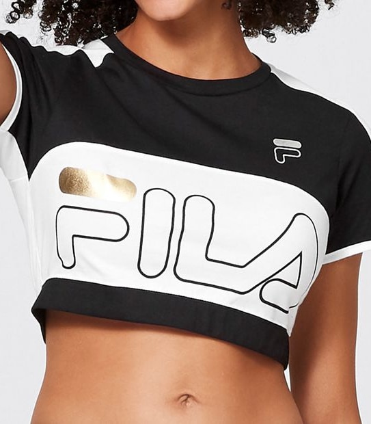 Fila Contrast Crop T-Shirt