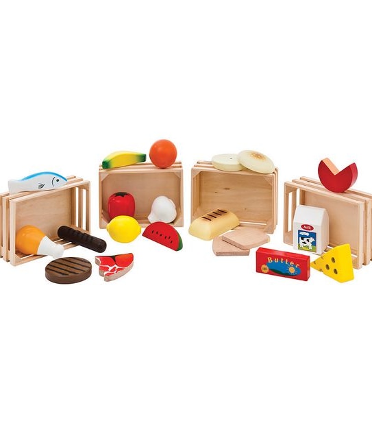 Melissa & Doug: Food Groups - Wooden Play Food 