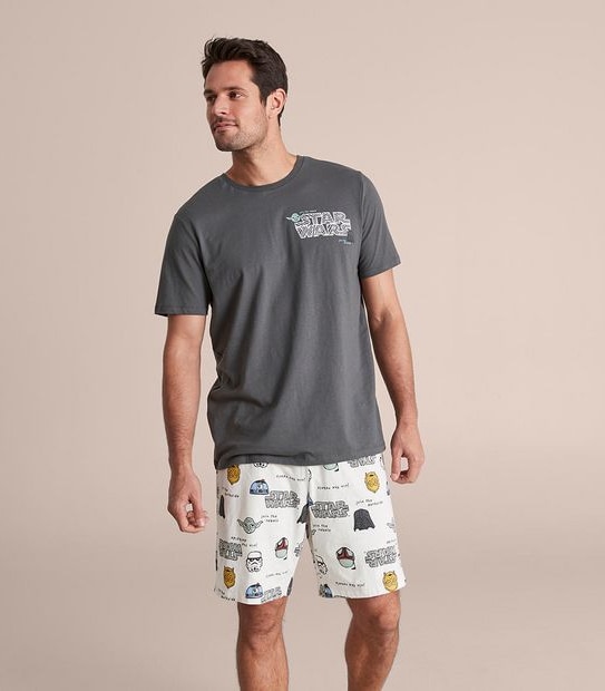Mens Family Matching Darth Vader Star Wars Cotton PJ Set