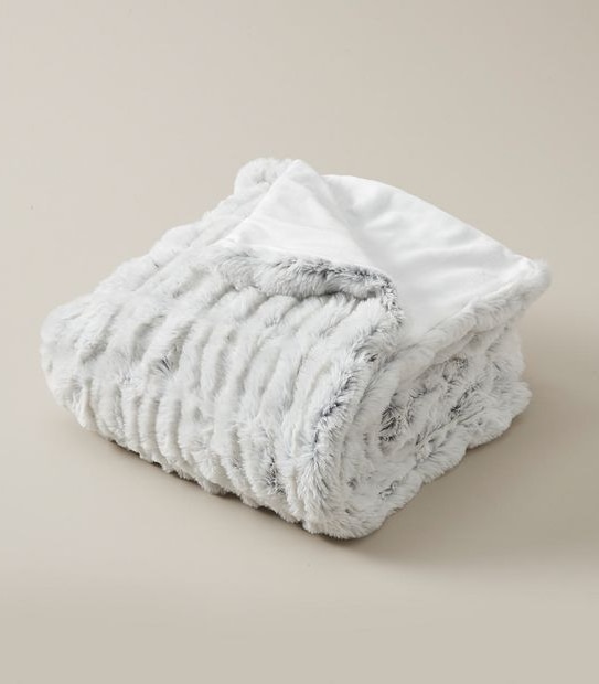 Ava Faux Fur Throw