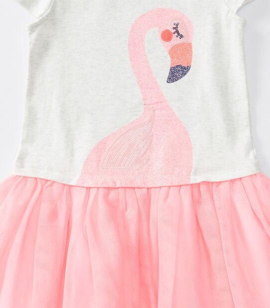 Flamingo Tulle Dress