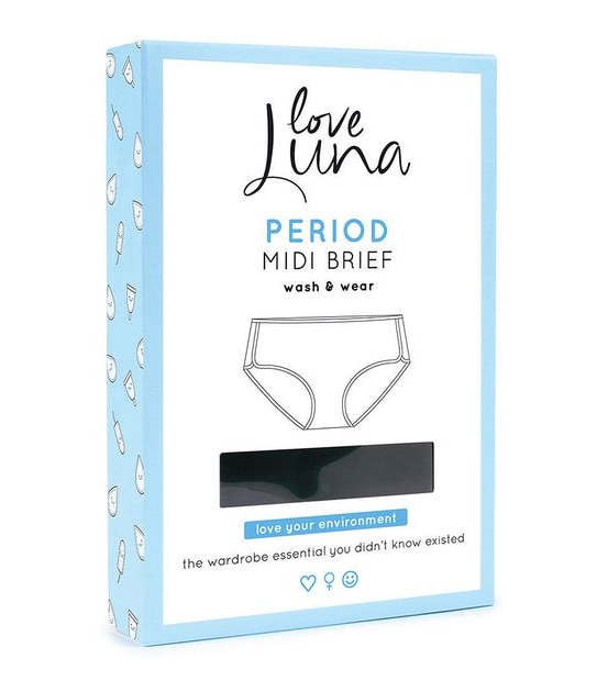 Love Luna Period Midi Briefs; Style: LLUWPBMI