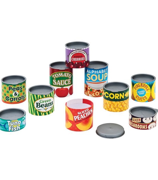 Melissa & Doug: Let's Play House! Grocery Cans