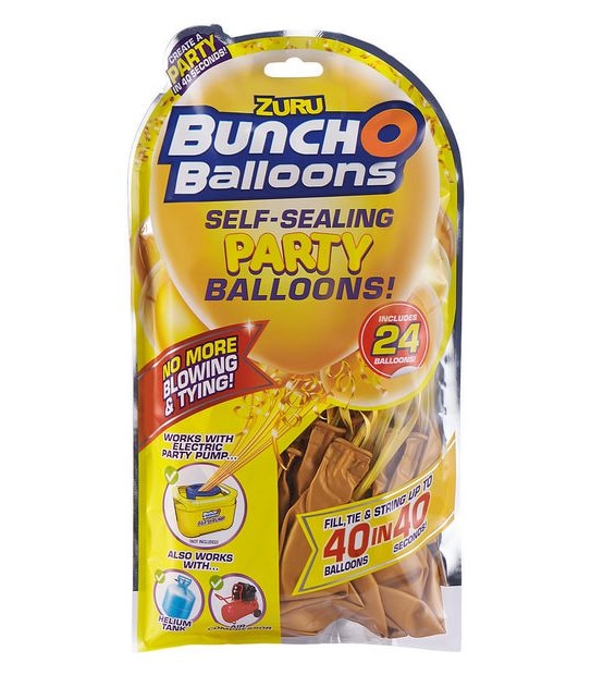 ZURU Bunch O Balloons Self-Sealing Party Balloons! 24 Pack - Gold