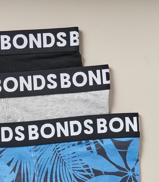 Bonds 3 Pack Everyday Trunks
