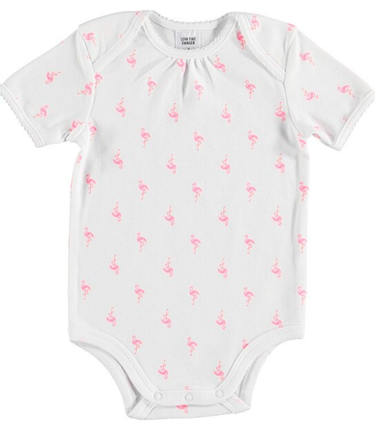 Girls' 5 Pack Bodysuits - Flamingo