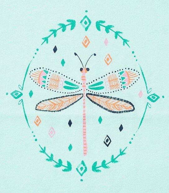 Short Sleeve Dragonfly T-Shirt