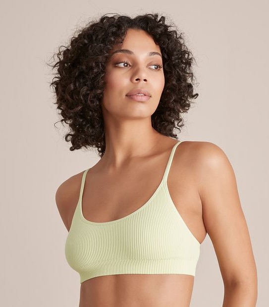 Lily Loves Ribbed Strappy Crop Top; Style: LBR52383