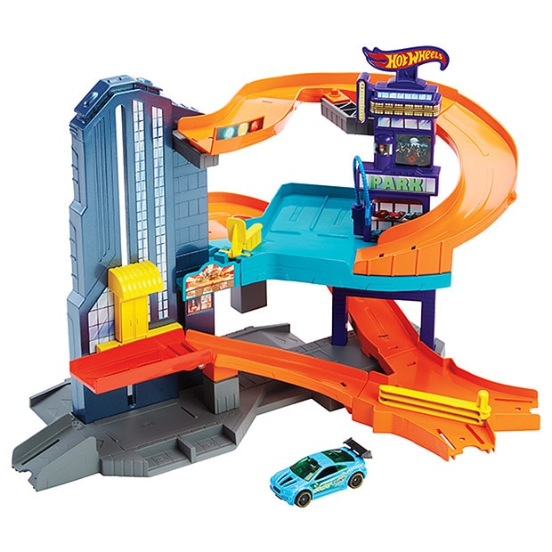 Hot Wheels® Speedtropolis Track Set Target Australia