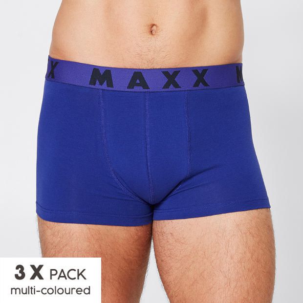 Maxx 3 Pack Hipster Trunks Maxx 3 Pack Hipster Trunks