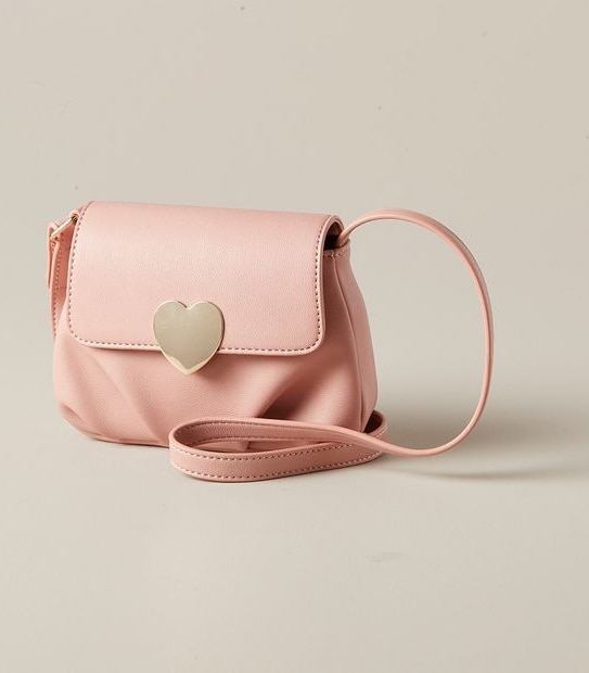 Kids Heart Crossbody Bag