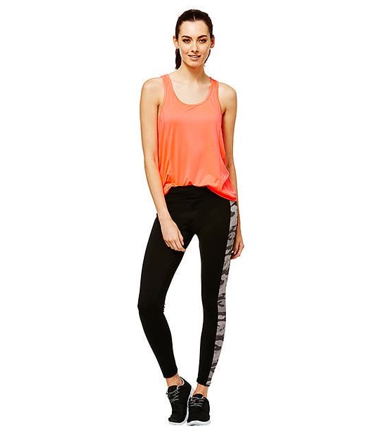 Active Camo Panel Leggings