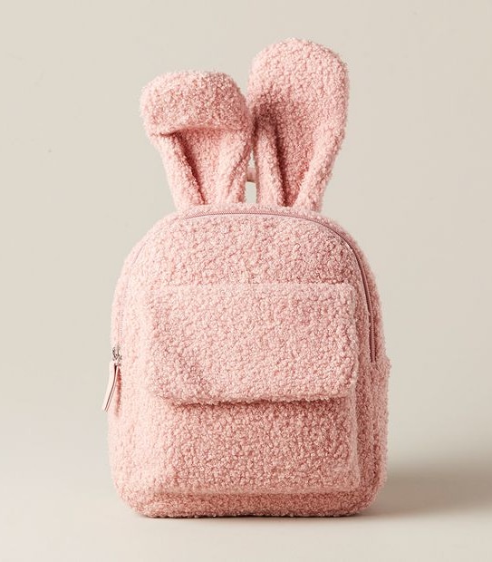 Kids Boucle Bunny Backpack