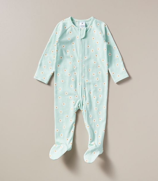 Baby Organic Cotton Print Coverall