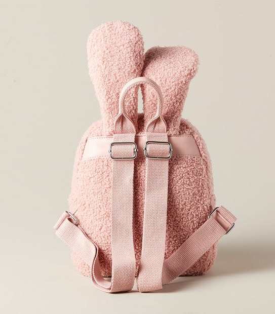 Kids Boucle Bunny Backpack